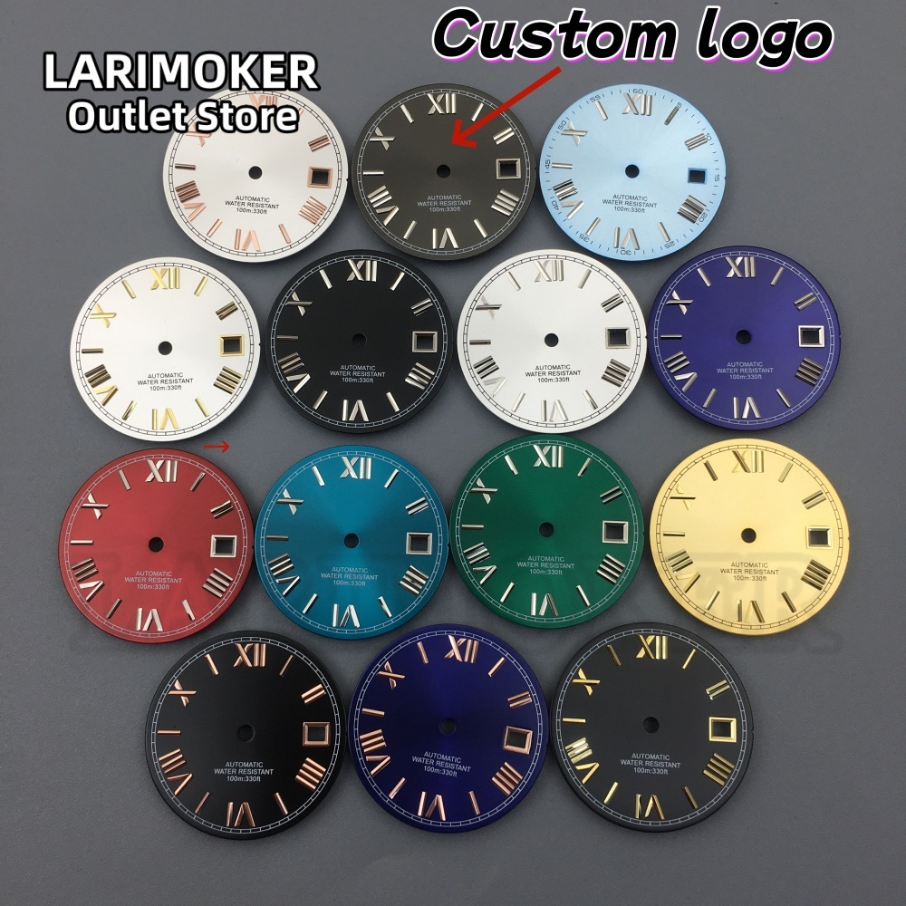 Luminous Dial Face - LARIMOKER циферблат часов 29 мм римские