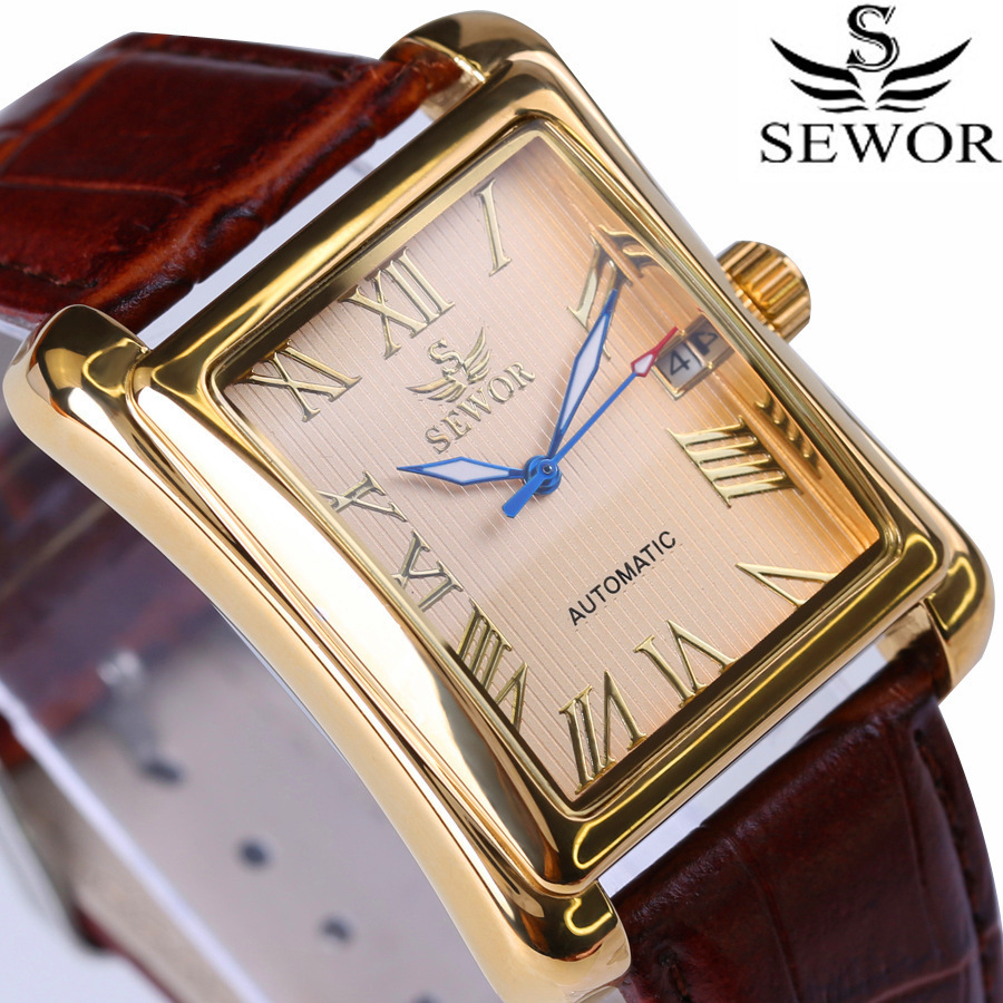 Smartwatch Watches Birthday Gift For Men - Мужские автоматические механические часы с квадратным