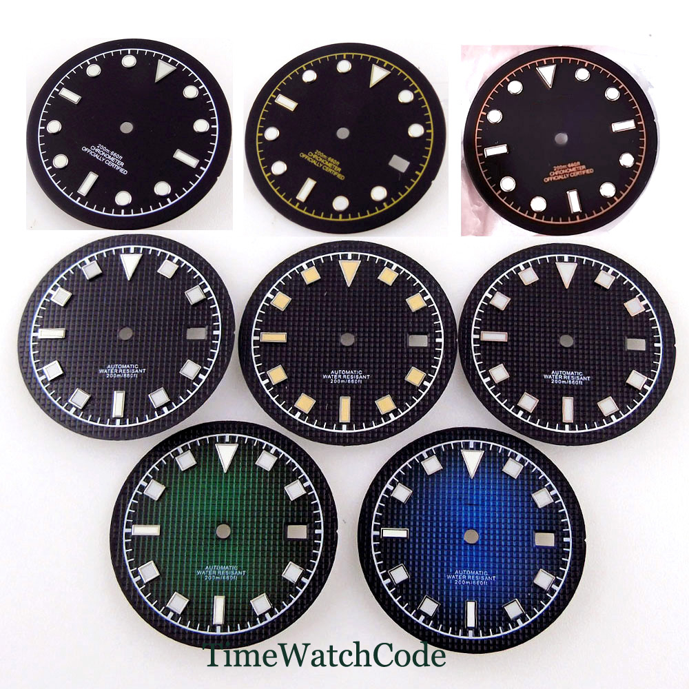 Luminous Dial Face - Циферблат часов 33,5 мм подходит для