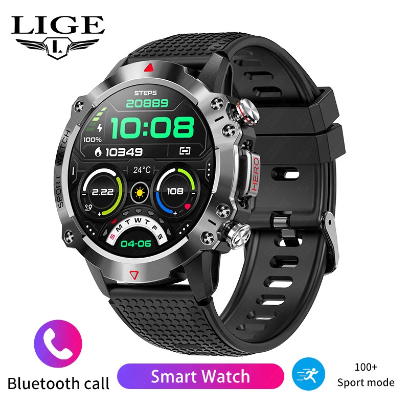 Smartwatch Watches For Sale - Смарт-часы LIGE для мужчин: браслет для