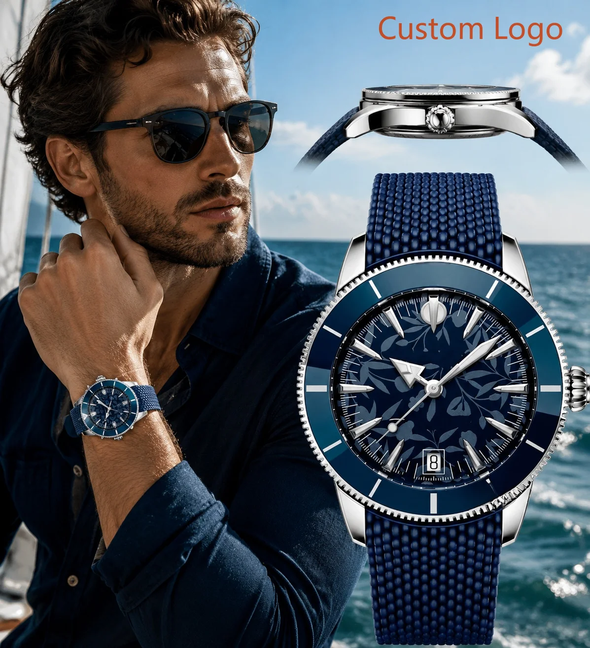 Luxury Ceramic Watch - Мужские автоматические часы для дайвинга 46