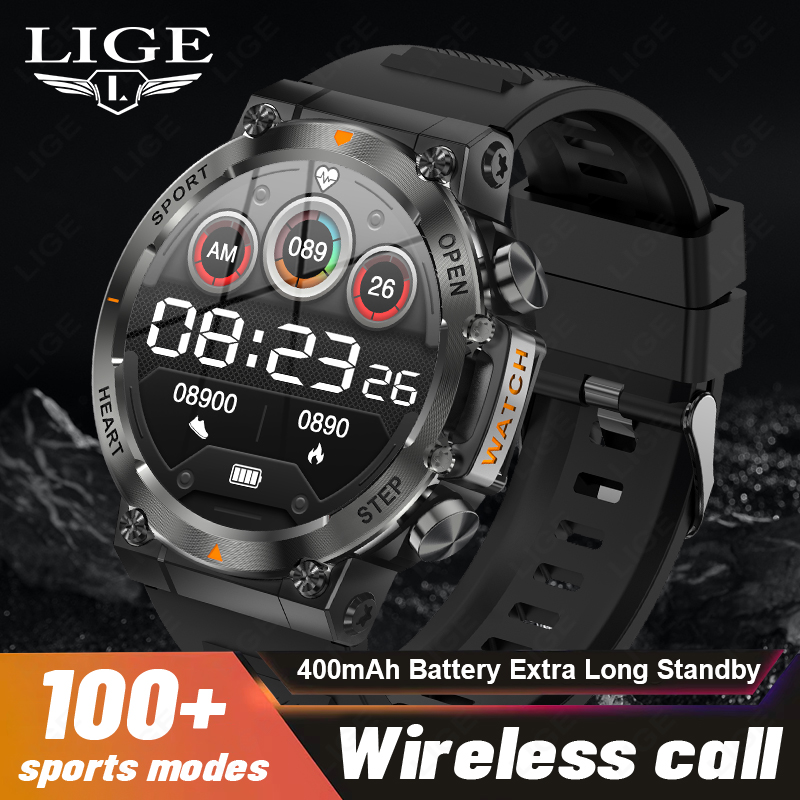 Smartwatch Watches For Sale - Смарт-часы LIGE 2026: Мониторинг сердечного ритма