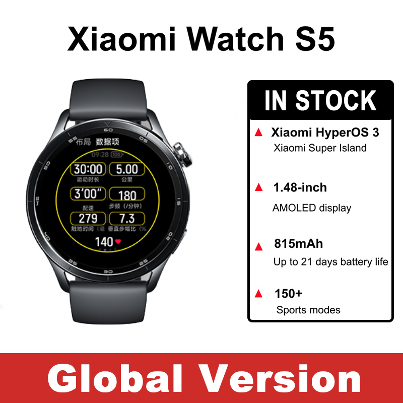 Timex Watches Smartwatch - Глобальная версия Xiaomi Watch S5 с