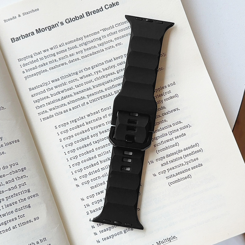 Прочный волнистый силиконовый  – обзор и цена Smartwatch Apple Watches For Men