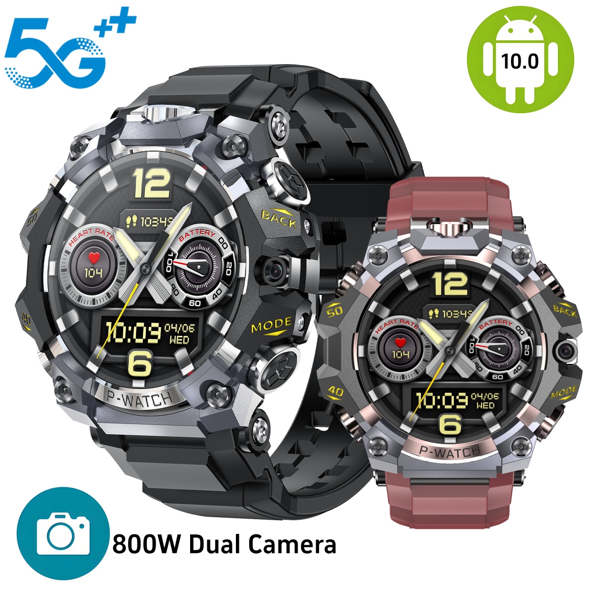 Умные часы Q668 с Android 10.0 – обзор и цена Heart Rate Gps Watch