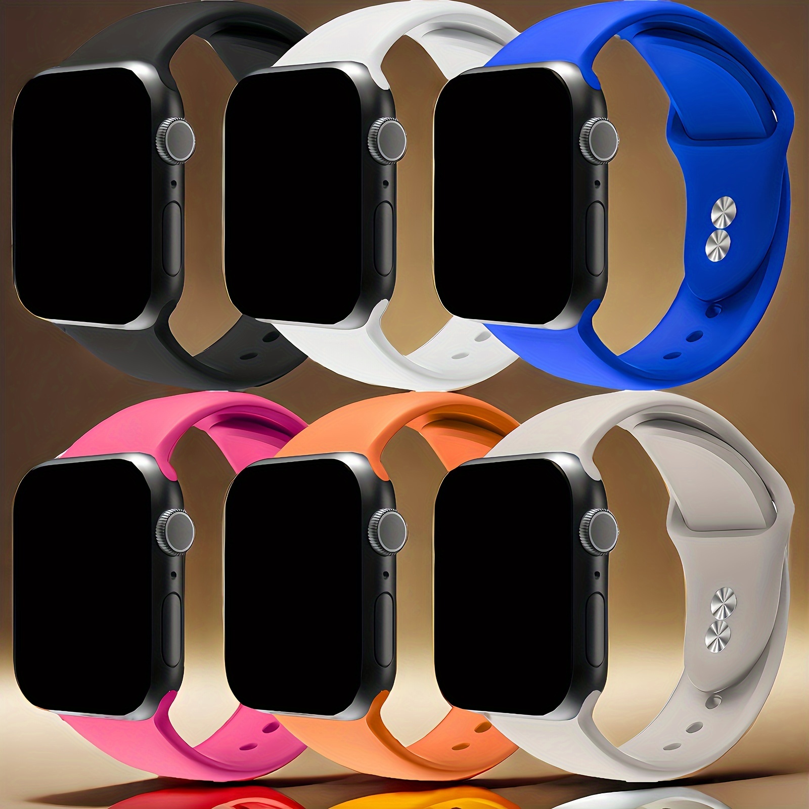 Спортивный мягкий силиконовый  – обзор и цена Smartwatch Apple Watches For Men