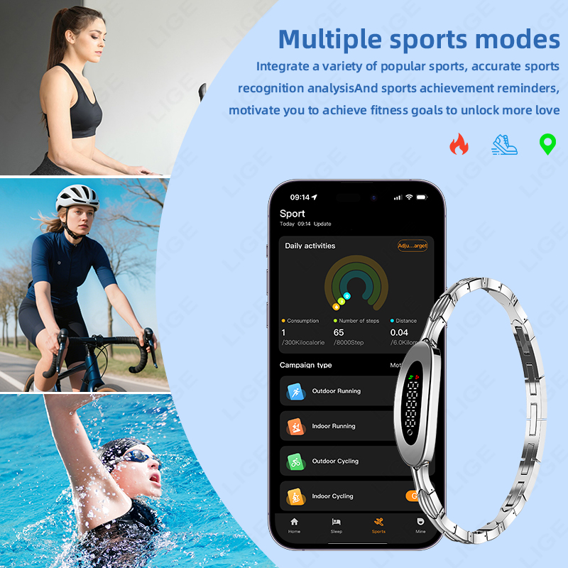 Смарт-браслет LIGE: Легкий спо – обзор и цена Smartwatch Watches For Sale