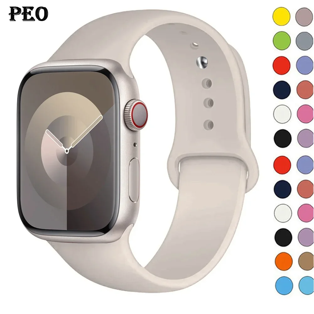 Ремешок силиконовый для Apple  – обзор и цена Smartwatch Apple Watches For Men