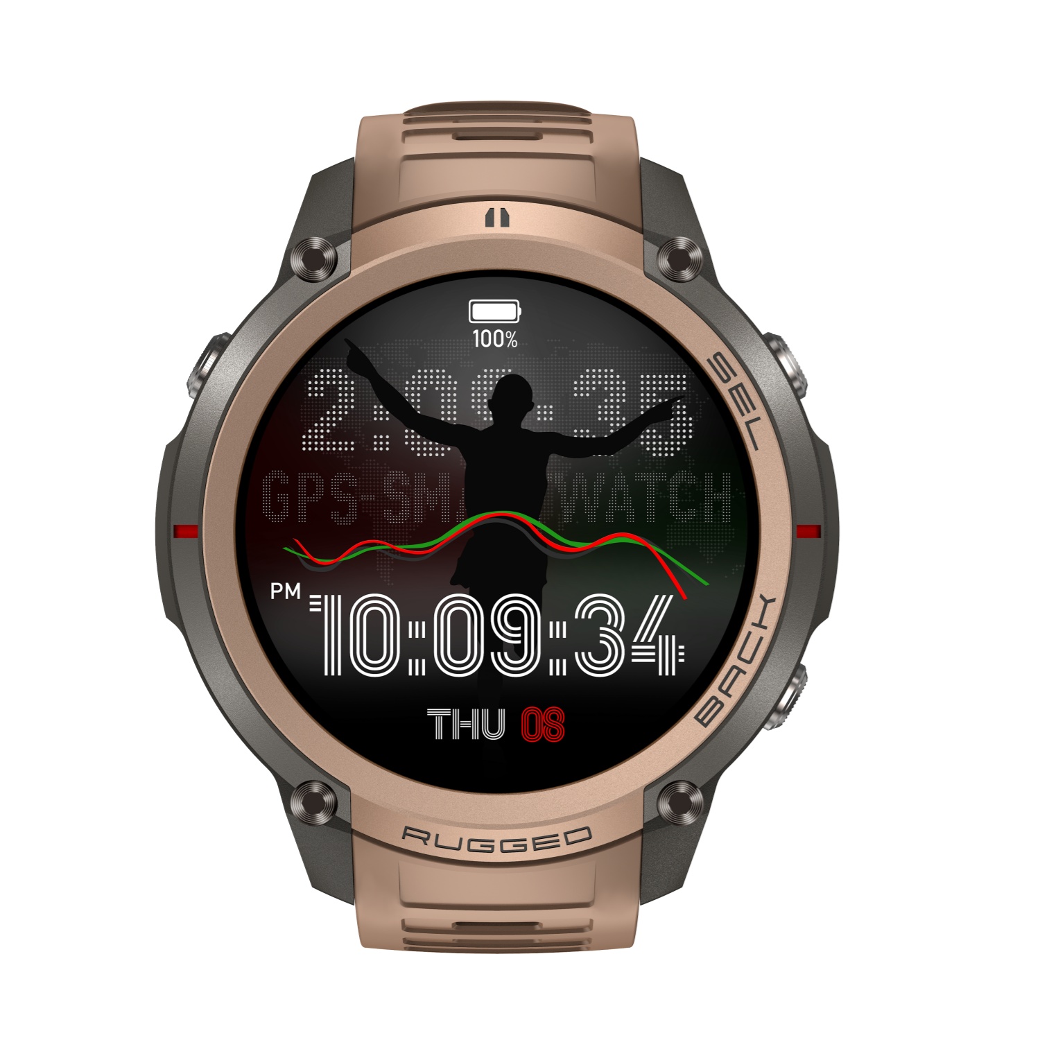 Умные часы Rainbuvvy DM59 GPS  – обзор и цена Heart Rate Gps Watch