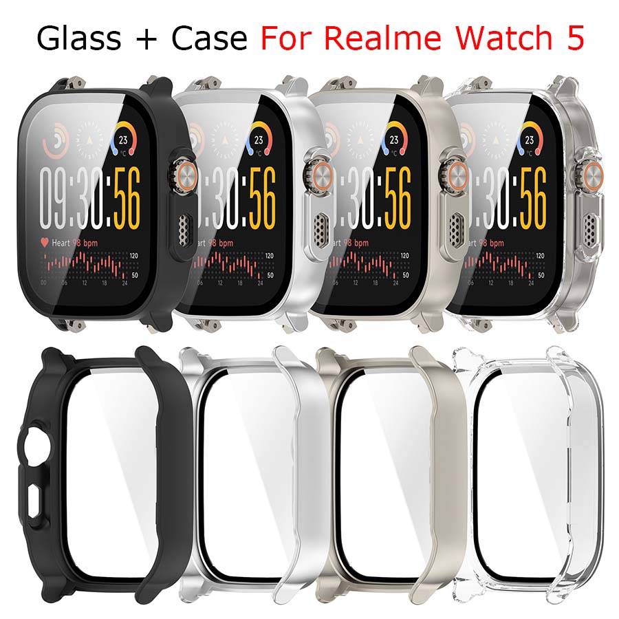 Жесткий чехол из ПК + закаленн – обзор и цена Watch S Realme