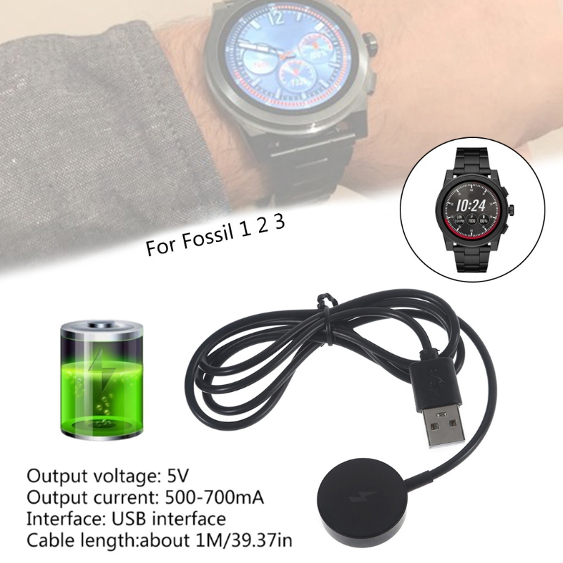 Подставка для быстрой зарядки  – обзор и цена Fossil Watches Smartwatch Gen 3