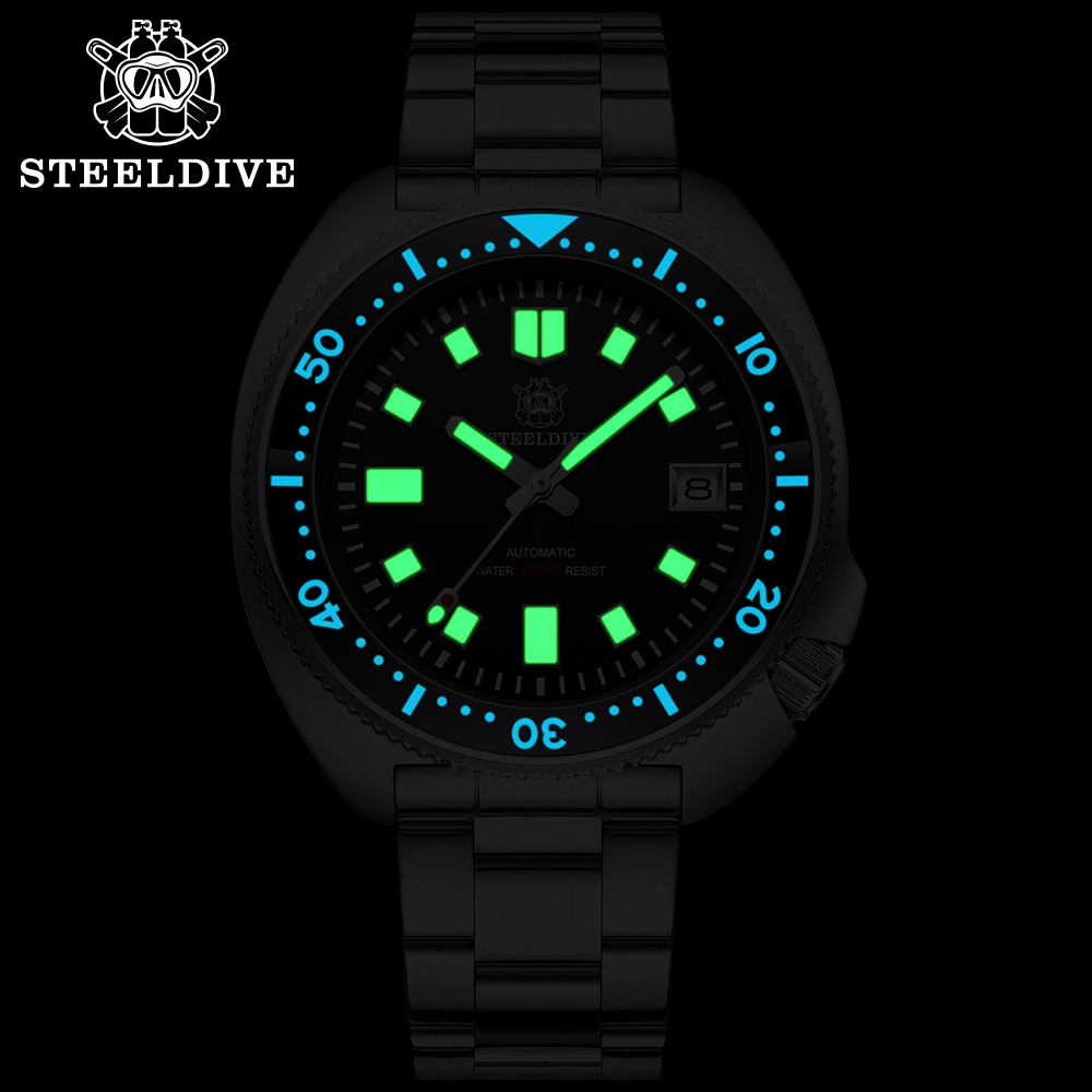 Часы STEELDIVE SD1970 Мужские  – обзор и цена Tide Watch Surf
