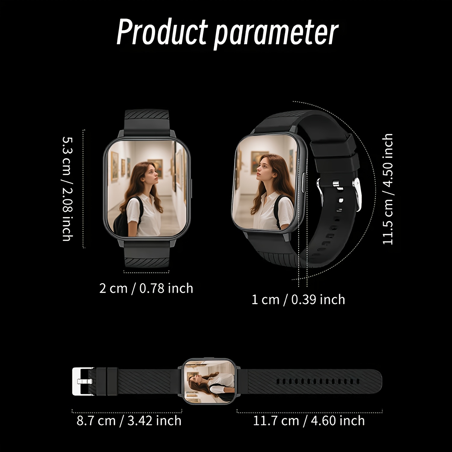 Спортивные умные часы с 1,83-д – обзор и цена Smartwatch Watches Birthday Gift For Men
