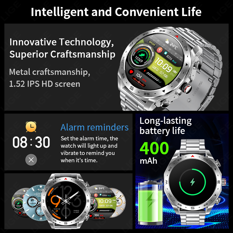 Смарт-часы LIGE с AMOLED-экран – обзор и цена Smartwatch Noise Watches For Women