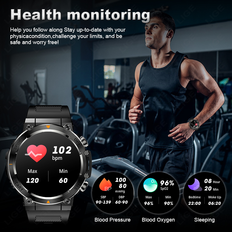 Смарт-часы LIGE 2026: Монитори – обзор и цена Smartwatch Watches For Sale