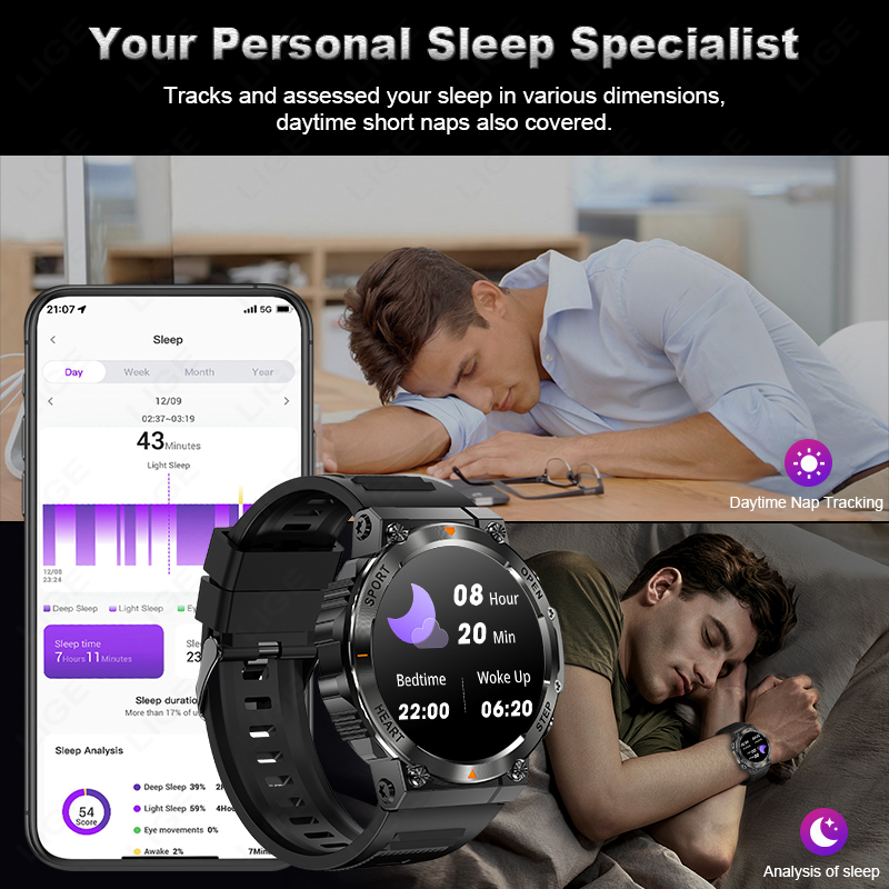 Смарт-часы LIGE 2026: Монитори – обзор и цена Smartwatch Watches For Sale