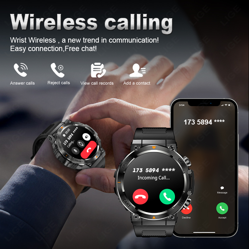 Смарт-часы LIGE 2026: Монитори – обзор и цена Smartwatch Watches For Sale