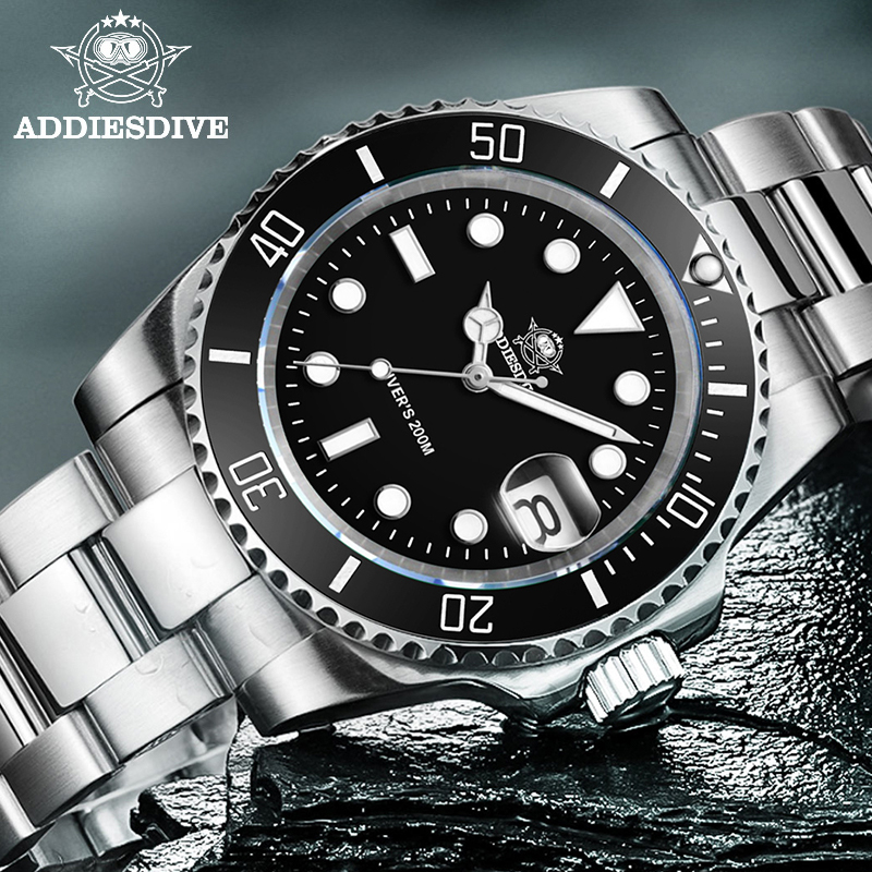 ADDIESDIVE Мужские классически – обзор и цена Luxury Ceramic Watch