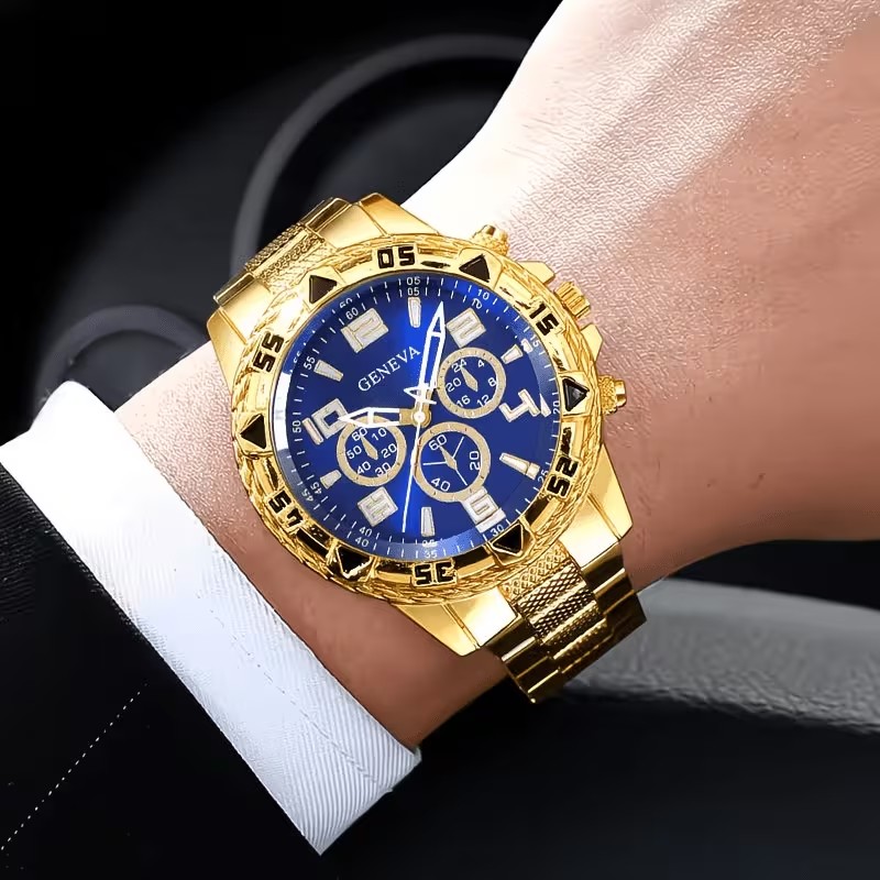2 шт. мужских модных роскошных – обзор и цена Smartwatch Watches Birthday Gift For Men