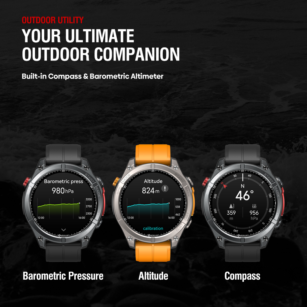 НОВЫЕ умные часы Zeblaze Strat – обзор и цена Heart Rate Gps Watch