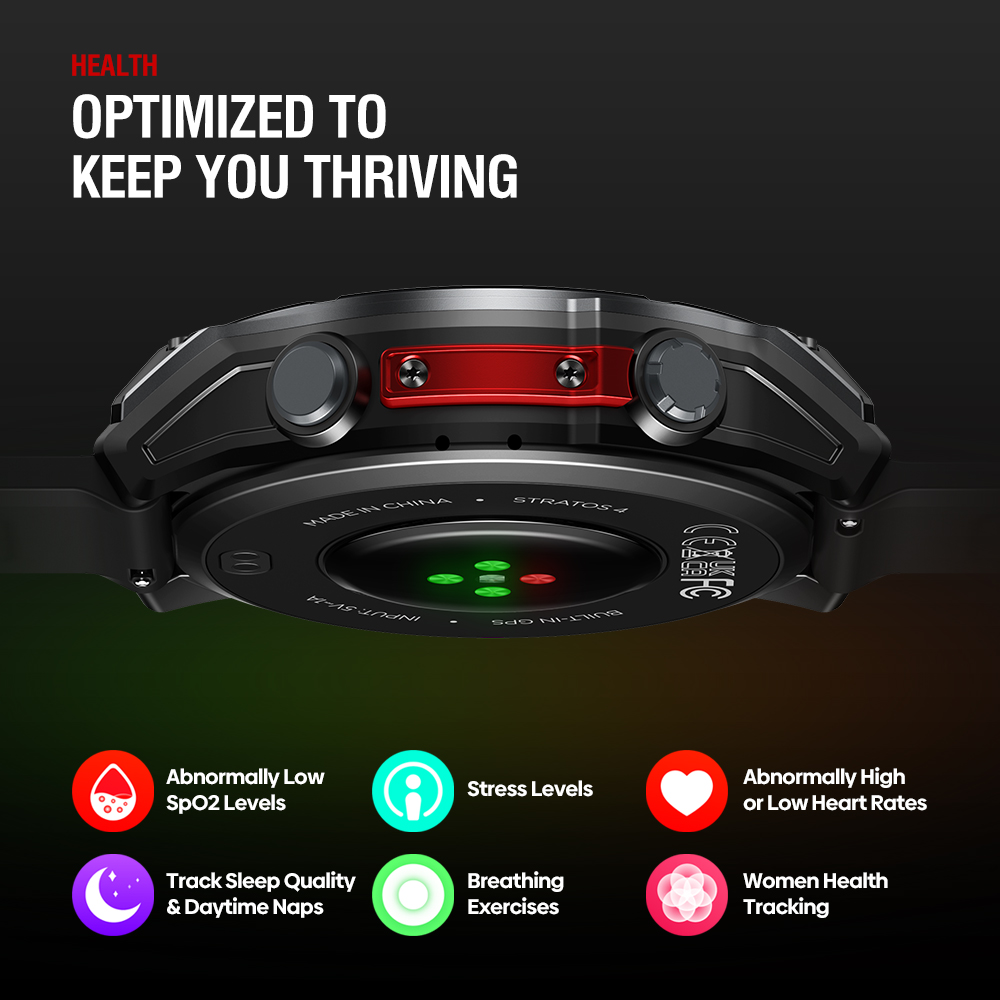 НОВЫЕ умные часы Zeblaze Strat – обзор и цена Heart Rate Gps Watch