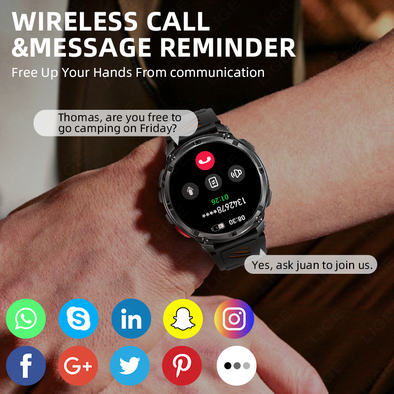 Смарт-часы LIGE 2026: Хит прод – обзор и цена Smartwatch Watches For Sale
