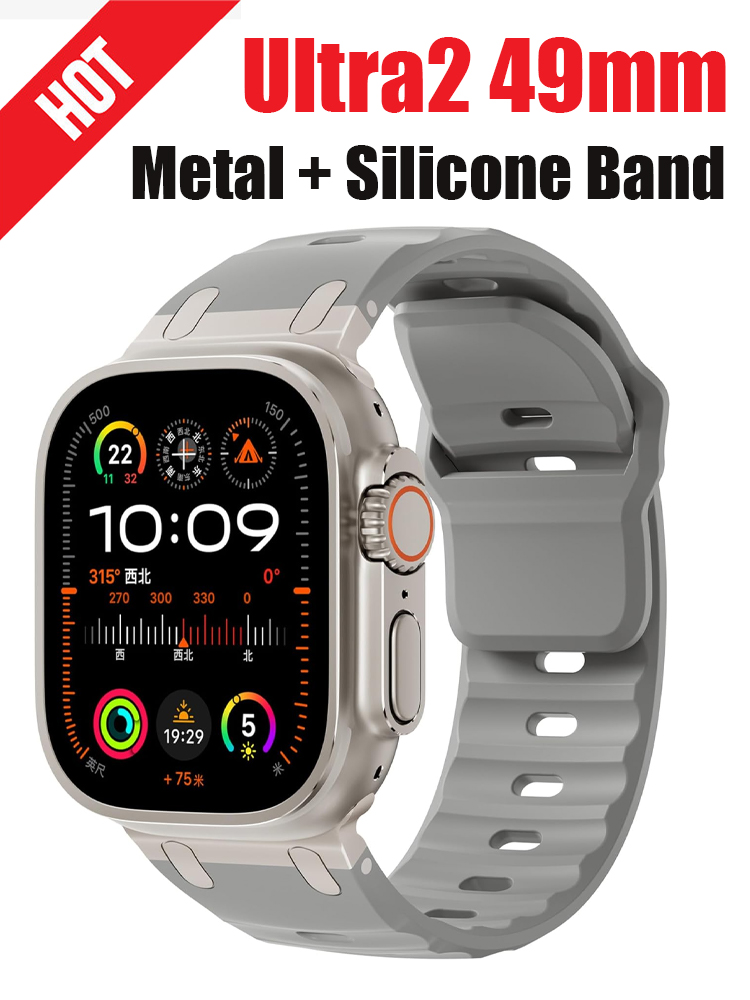 Металлический + силиконовый ре – обзор и цена Smartwatch Apple Watches For Men